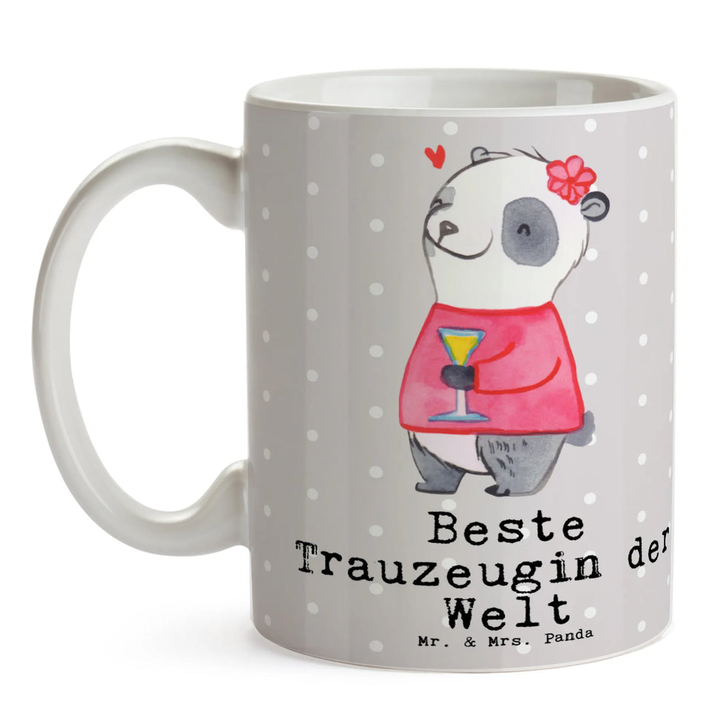 Tasse Panda Beste Trauzeugin der Welt design tasse, statement tasse, Mug, tasse für büro, Kaffeebecher, Bürobecher, kaffeebecher keramik, Kaffeepott, Trinktasse, Bürotasse, Tasse mit Spruch, Keramiktasse, Tasse mit Motiv, Teepott, Sprüchetasse, Becher, Kaffeetasse, Teetasse, Trinkbecher, kaffeetasse bedruckt, Dekotasse, Geschenktasse, Teebecher, Bedruckte Tasse, Henkeltasse, schöne tasse, heißgetränkebecher, kaffeebecher bedruckt, kaffeetasse keramik, Pott, milchkaffeetasse, Motivtasse, Henkelbecher, Coffee Mug, haferl, Tasse, tasse für kaffee, Frühstücksbecher, Frühstückstasse, Keramikbecher, Designtasse, hochwertige tasse, Kakaotasse, Geschenkidee, Geschenk, Schenken, Mitbringsel, Geburtstag, Geburtstagsgeschenk, für, Danke, Dankeschön, Bedanken, Freude machen, Geschenktipp, Standesamt, Trauhzeugin, Braut, Kirche, Trauung, JGA, Freundin, Hochzeit, Heirat, Trauzeugin
