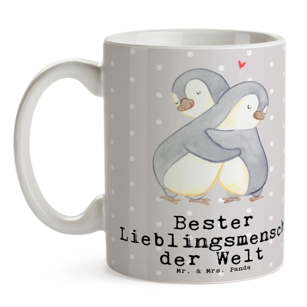 Tasse Pinguin Bester Lieblingsmensch der Welt Geschenktasse, Teetasse, Tasse mit Motiven, Porzellantasse, Tasse, Bürotasse, Tasse mit Zitaten, Keramiktasse, Kaffeetasse, für, Dankeschön, Geschenk, Schenken, Geburtstag, Geburtstagsgeschenk, Geschenkidee, Danke, Bedanken, Mitbringsel, Freude machen, Geschenktipp, Freund, Familie, Liebling, Liebe, Mama, Partner, Bae, Herz, Lieblingsmensch, Love, Papa, beste Freundin, Lieblings Mensch