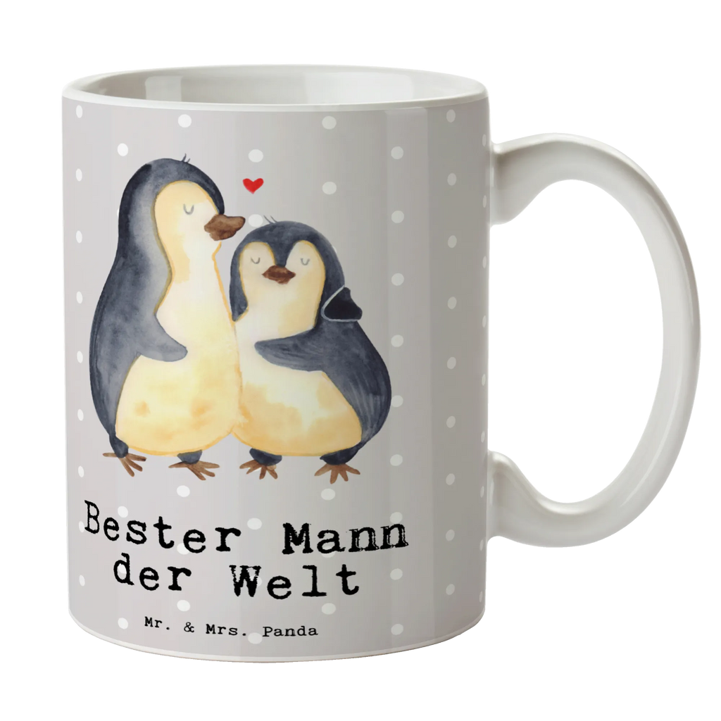 Tasse Pinguin Bester Mann der Welt Keramiktasse, Geschenktasse, Tasse, Tasse mit Zitaten, Porzellantasse, Teetasse, Bürotasse, Tasse mit Motiven, Kaffeetasse, für, Dankeschön, Geschenk, Schenken, Geburtstag, Geburtstagsgeschenk, Geschenkidee, Danke, Bedanken, Mitbringsel, Freude machen, Geschenktipp, Bräutigam, Traummann, Gatte, Ehepartner, Kleinigkeit, Liebling, Ehemann, Partner, Lebensgefährte, Freund, Ehe, Mann, Beste