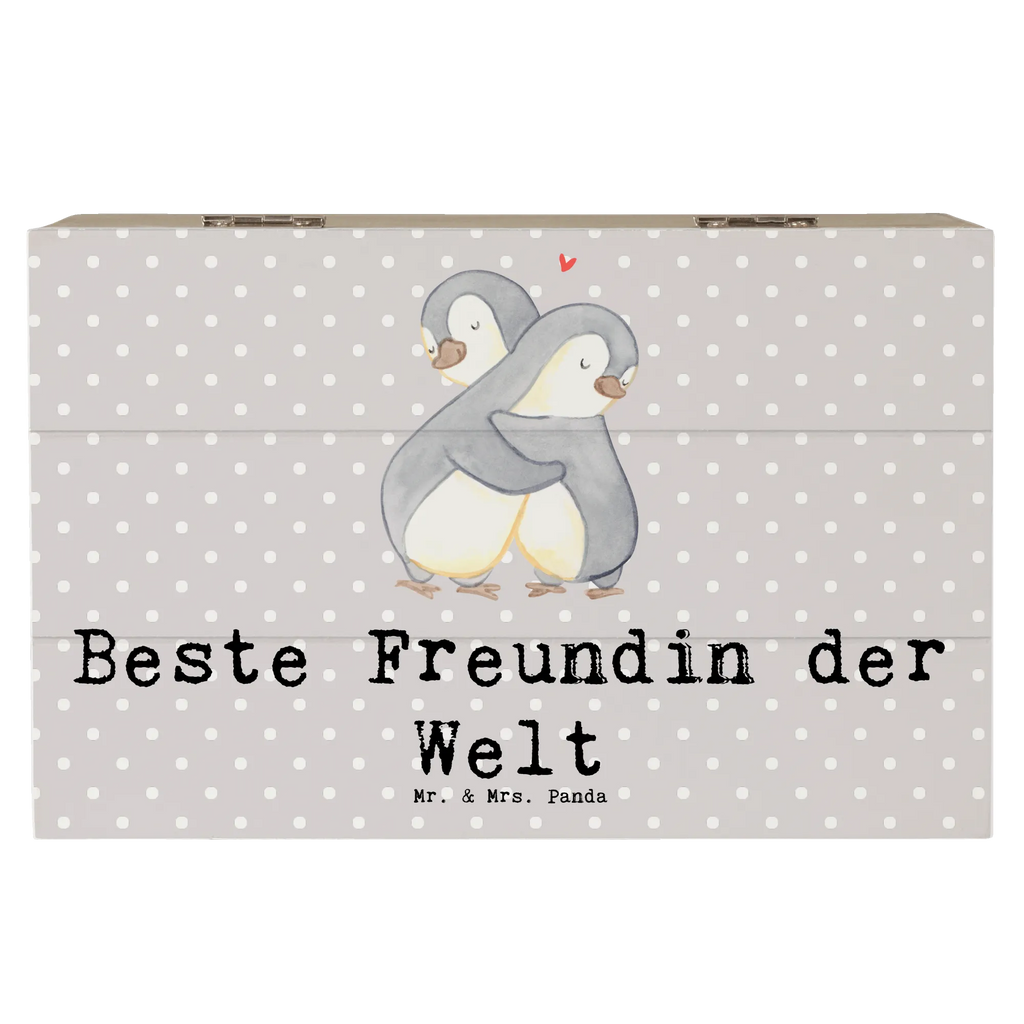 Holzkiste Pinguin Beste Freundin der Welt Erinnerungsbox, Erinnerungskiste, Holzkiste, Schatulle, Geschenkdose, Truhe, XXL, Kiste, Schatzkiste, Aufbewahrungsbox, Geschenkbox, Dekokiste, für, Dankeschön, Geschenk, Schenken, Geburtstag, Geburtstagsgeschenk, Geschenkidee, Danke, Bedanken, Mitbringsel, Freude machen, Geschenktipp, Frau, Freundin, bff, Freundinnen, Ehefrau, bae, Spruch, beste Freundin, Freundschaft. Liebste, beste, Jahrestag