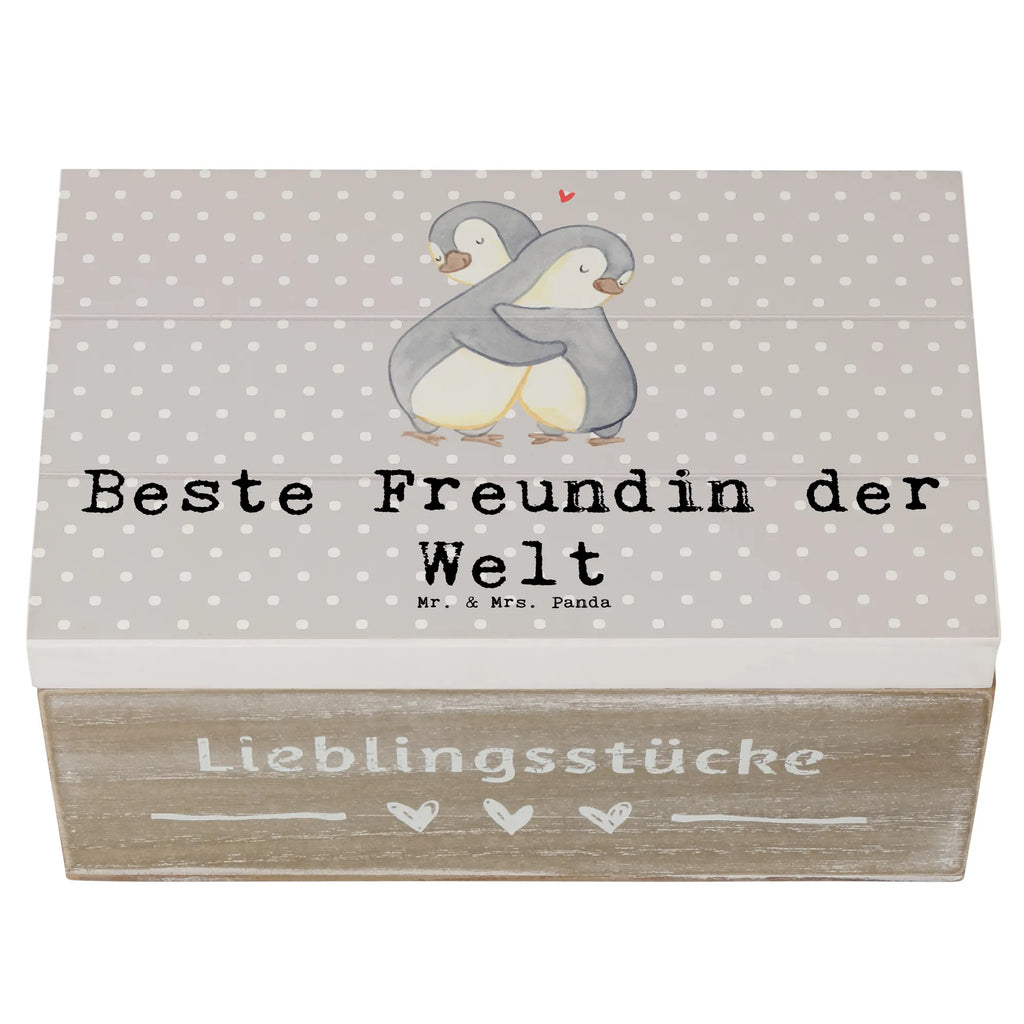 Holzkiste Pinguin Beste Freundin der Welt Erinnerungsbox, Erinnerungskiste, Holzkiste, Schatulle, Geschenkdose, Truhe, XXL, Kiste, Schatzkiste, Aufbewahrungsbox, Geschenkbox, Dekokiste, für, Dankeschön, Geschenk, Schenken, Geburtstag, Geburtstagsgeschenk, Geschenkidee, Danke, Bedanken, Mitbringsel, Freude machen, Geschenktipp, Frau, Freundin, bff, Freundinnen, Ehefrau, bae, Spruch, beste Freundin, Freundschaft. Liebste, beste, Jahrestag