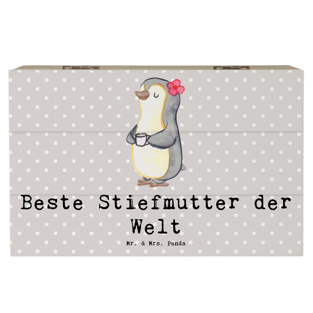 Wooden chest penguin Best stepmom in the world Dekokiste, Geschenkdose, Truhe, XXL, Schatulle, Schatzkiste, Aufbewahrungsbox, Kiste, Erinnerungskiste, Erinnerungsbox, Holzkiste, Geschenkbox, für, Dankeschön, Geschenk, Schenken, Geburtstag, Geburtstagsgeschenk, Geschenkidee, Danke, Bedanken, Mitbringsel, Freude machen, Geschenktipp, Beste, Sohn, Mutter, Stiefmama, Muttertag, Mami, Mama, Stief Mutter, Tochter, Mutti, Stiefmutter