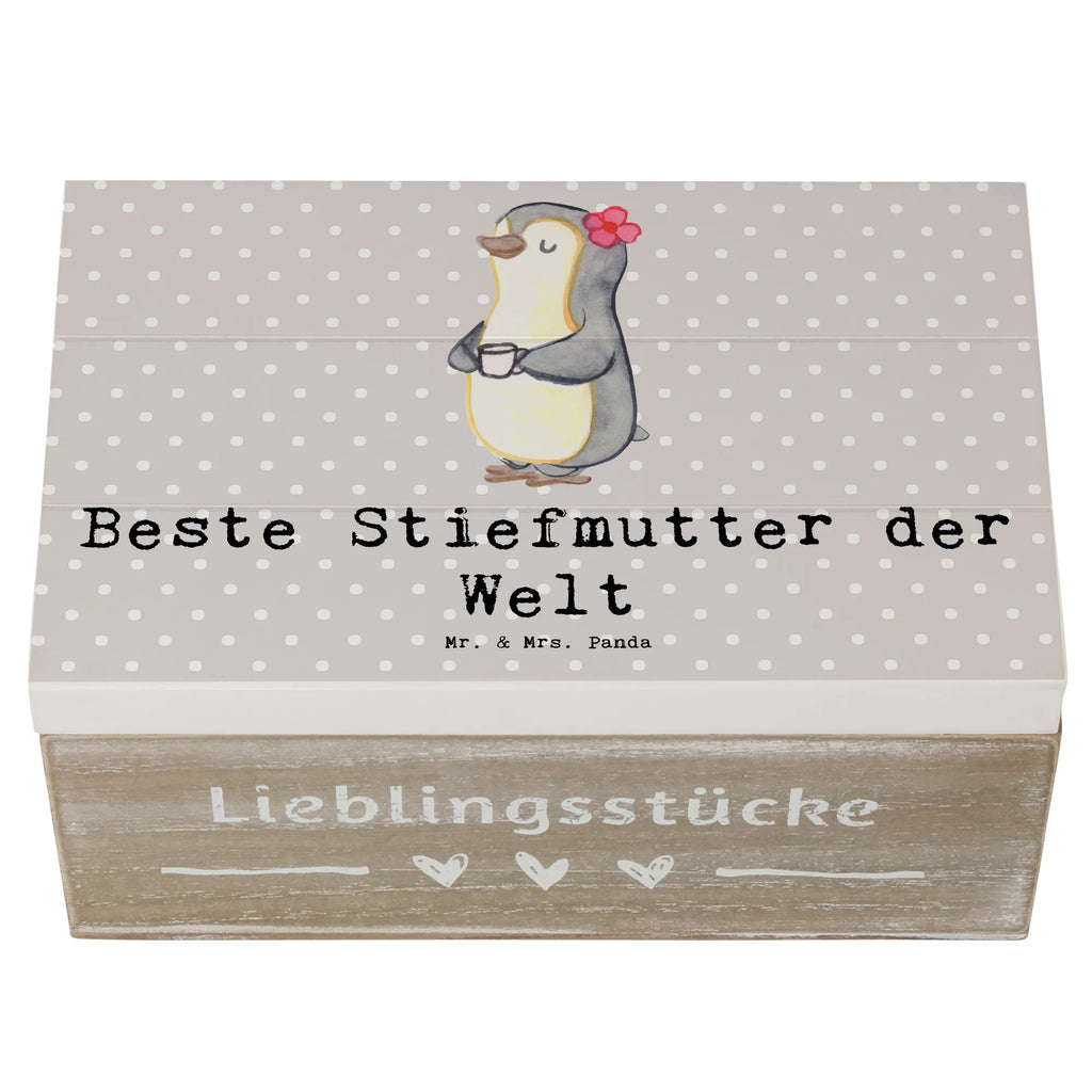 Wooden chest penguin Best stepmom in the world Dekokiste, Geschenkdose, Truhe, XXL, Schatulle, Schatzkiste, Aufbewahrungsbox, Kiste, Erinnerungskiste, Erinnerungsbox, Holzkiste, Geschenkbox, für, Dankeschön, Geschenk, Schenken, Geburtstag, Geburtstagsgeschenk, Geschenkidee, Danke, Bedanken, Mitbringsel, Freude machen, Geschenktipp, Beste, Sohn, Mutter, Stiefmama, Muttertag, Mami, Mama, Stief Mutter, Tochter, Mutti, Stiefmutter