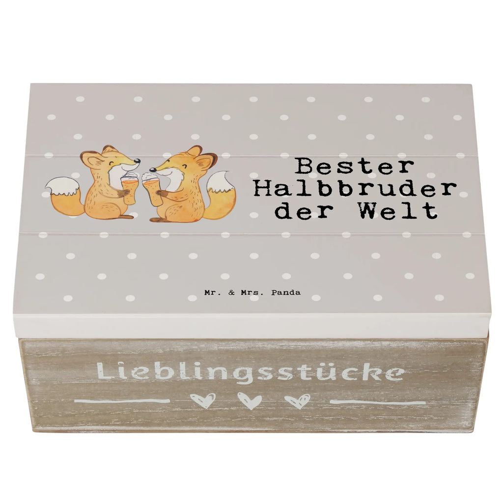 Holzkiste Fuchs Bester Halbbruder der Welt Aufbewahrungsbox, Dekokiste, Erinnerungskiste, Erinnerungsbox, Schatzkiste, Schatulle, XXL, Geschenkbox, Kiste, Holzkiste, Truhe, Geschenkdose, für, Dankeschön, Geschenk, Schenken, Geburtstag, Geburtstagsgeschenk, Geschenkidee, Danke, Bedanken, Mitbringsel, Freude machen, Geschenktipp, Kleinigkeit, Halbbruder, Stiefgeschwister, Brother, Schwester, Familie, Bester, Geschwister, Bruderherz, Brudi, Stief, Stiefbruder, Bruder, Sohn