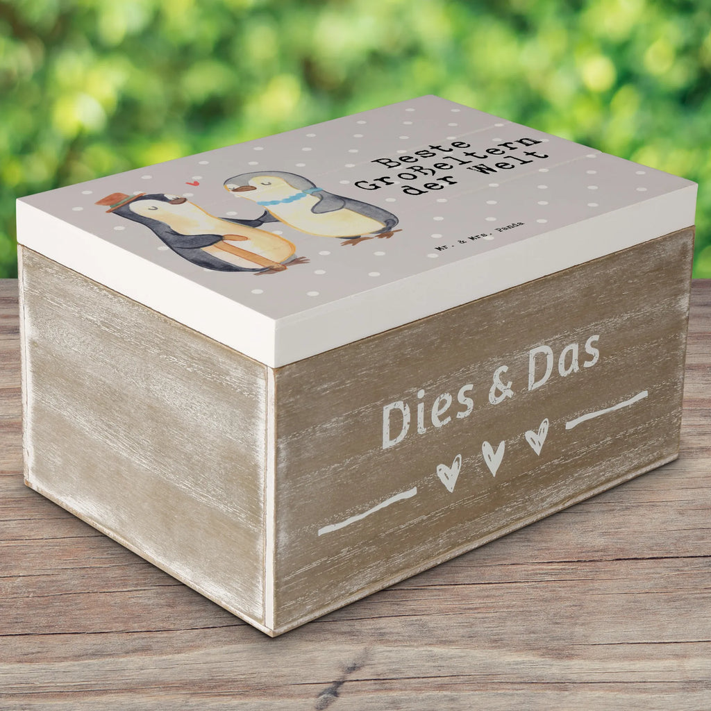 Wooden chest penguin Best grandparents in the world treasure chest, memory box, chest, casket, box, storage box, decorative box, XXL, Wooden box, for, thank you, gift, giving, birthday, birthday present, gift idea, souvenir, make you happy, gift tip, grandfather, oppi, oppa, grandpa. Grandpa, grandchild, Grandparents, grandmother, granddaughter, little thing, grandson, grandma, grandpa, best, grandparents