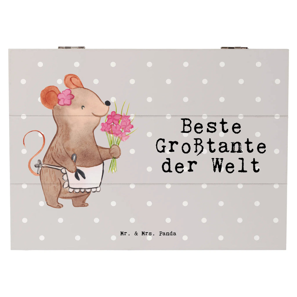 Holzkiste Maus Beste Großtante der Welt Erinnerungskiste, Truhe, Holzkiste, Schatulle, Geschenkdose, Kiste, Aufbewahrungsbox, Erinnerungsbox, Dekokiste, XXL, Schatzkiste, Geschenkbox, für, Dankeschön, Geschenk, Schenken, Geburtstag, Geburtstagsgeschenk, Geschenkidee, Danke, Bedanken, Mitbringsel, Freude machen, Geschenktipp, Nichte, Tante, Großtante, Schwester, Kleinigkeit, Familie, Groß, Grosstante, Beste, Tanten, Lieblingstante, Neffe