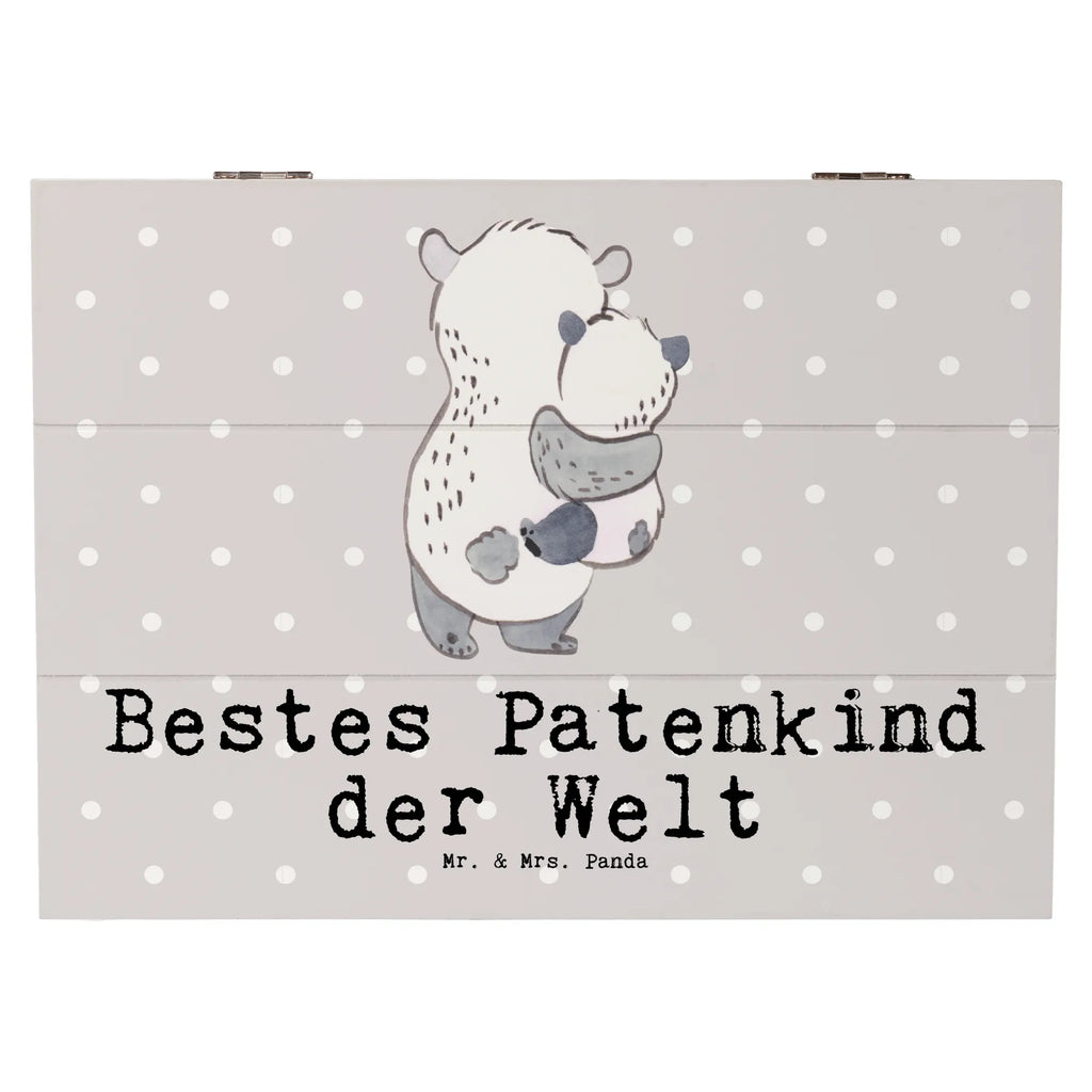 Holzkiste Panda Bestes Patenkind der Welt Schatulle, Kiste, Dekokiste, Truhe, Holzkiste, Geschenkbox, Erinnerungskiste, Geschenkdose, Aufbewahrungsbox, XXL, Erinnerungsbox, Schatzkiste, für, Dankeschön, Geschenk, Schenken, Geburtstag, Geburtstagsgeschenk, Geschenkidee, Danke, Bedanken, Mitbringsel, Freude machen, Geschenktipp, Taufe, Täufling, Tauffeier, Patenkind, Nichte, Neffe, Paten Kind, Patenonkel, Taufgeschenk, Patentante, Pate