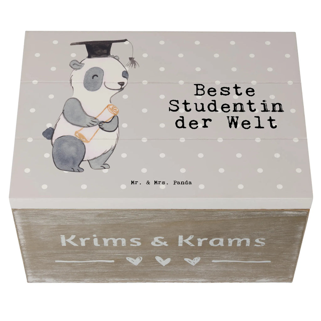 Holzkiste Panda Beste Studentin der Welt Holzboxen, Holzkiste, holzschachtel, Holzkisten, Aufbewahrungsbox Holz, Aufbewahrungskiste, Box aus Holz, Holz Aufbewahrungsbox, aufbewahrungsboxen, Aufbewahrungsbox, truhe holz, holztruhen, aufbewahrungskiste mit deckel, holzschatulle, Aufbewahrungsbox aus Holz, box holz, Holzbox, kiste holz, Holzkiste mit Deckel, Holzbox mit Deckel, Schatulle, aufbewahrungskisten, holzkästchen, aufbewahrungstruhe, Holztruhe, Schenken, Bedanken, Dankeschön, Geschenkidee, Geburtstag, Geschenk, Geburtstagsgeschenk, Danke, Mitbringsel, Geschenktipp, für, Freude machen, Studentin, Studienabschluss, Universität, Abschluss, Studenten, Alumni, Hochschule, Uni, Spaß, Tochter, Lustig, Studium, Witzig, Musterschülerin