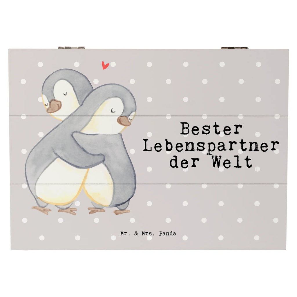 Holzkiste Pinguin Bester Lebenspartner der Welt Truhe, Dekokiste, Holzkiste, Erinnerungskiste, XXL, Aufbewahrungsbox, Erinnerungsbox, Geschenkbox, Schatulle, Schatzkiste, Geschenkdose, Kiste, für, Dankeschön, Geschenk, Schenken, Geburtstag, Geburtstagsgeschenk, Geschenkidee, Danke, Bedanken, Mitbringsel, Freude machen, Geschenktipp, Freundin, verliebt, Freund, Liebe, Ehefrau, Hochzeitstag, Ehemann, Partner, Ehepartner, Lebenspartner