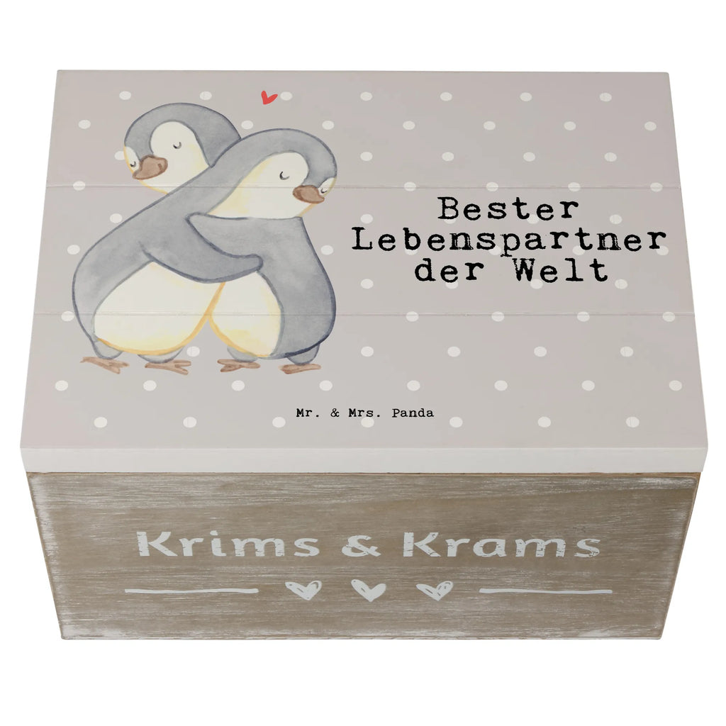 Holzkiste Pinguin Bester Lebenspartner der Welt Truhe, Dekokiste, Holzkiste, Erinnerungskiste, XXL, Aufbewahrungsbox, Erinnerungsbox, Geschenkbox, Schatulle, Schatzkiste, Geschenkdose, Kiste, für, Dankeschön, Geschenk, Schenken, Geburtstag, Geburtstagsgeschenk, Geschenkidee, Danke, Bedanken, Mitbringsel, Freude machen, Geschenktipp, Freundin, verliebt, Freund, Liebe, Ehefrau, Hochzeitstag, Ehemann, Partner, Ehepartner, Lebenspartner
