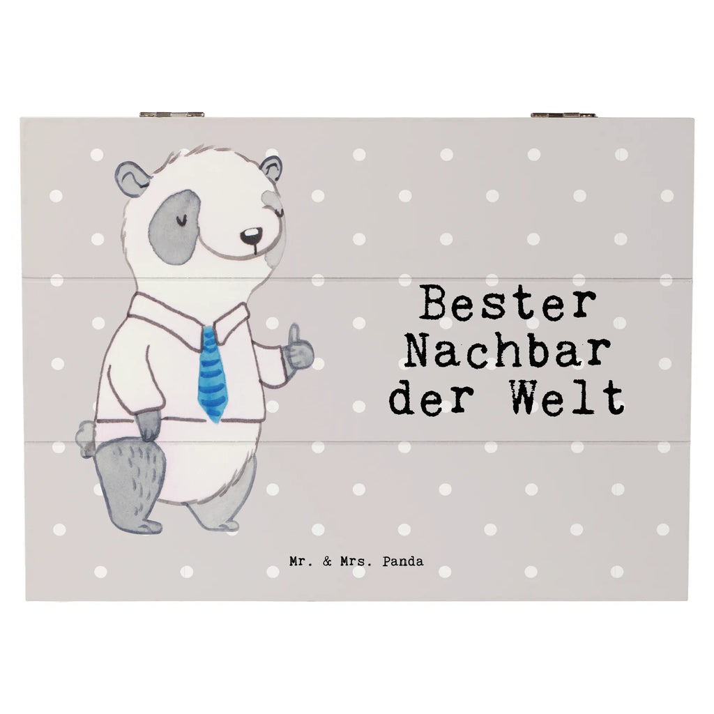 Wooden chest panda Best neighbor in the world Truhe, Geschenkbox, Dekokiste, XXL, Geschenkdose, Holzkiste, Kiste, Erinnerungskiste, Erinnerungsbox, Schatulle, Aufbewahrungsbox, Schatzkiste, für, Dankeschön, Geschenk, Schenken, Geburtstag, Geburtstagsgeschenk, Geschenkidee, Danke, Bedanken, Mitbringsel, Freude machen, Geschenktipp, Freundschaft, Nachbarn, Nachbar, Anwohner, Angrenzer, Freund, Bewohner, Nachbarschaft