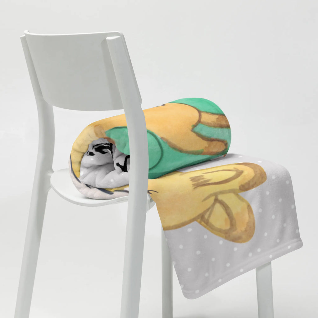 Personalizowany koc lis Najlepszy słuchacz na świecie dla, Dziękuję, Prezent, Wręczyć, Urodziny, Prezent urodzinowy, Pomysł na prezent, Podziękować, Upominek, Sprawić radość, Tip na prezent