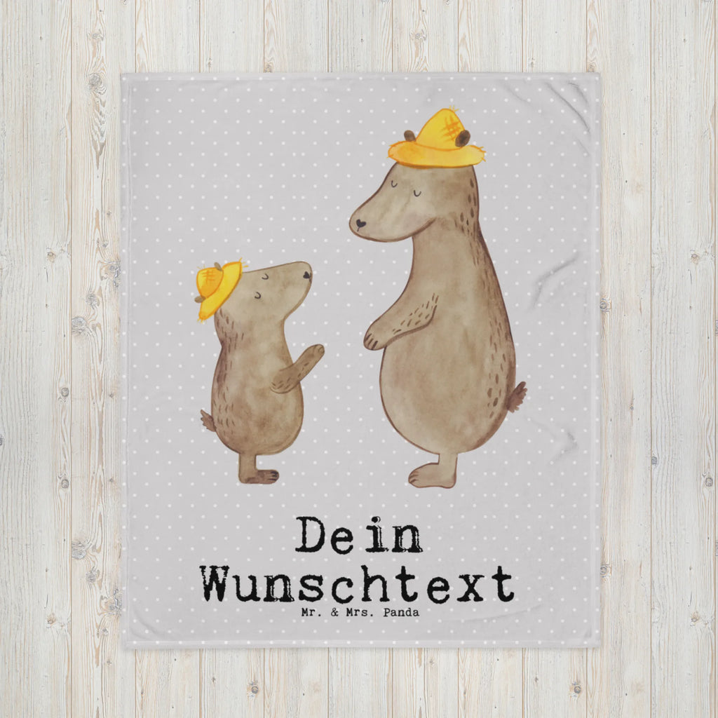 Personalisierte Decke Bär Bester Vati der Welt Kuscheldecke bedrucken, Personalisierte Decke, Decke mit Namen, Kuscheldecke mit Namen, Decke bedrucken, für, Dankeschön, Geschenk, Schenken, Geburtstag, Geburtstagsgeschenk, Geschenkidee, Danke, Bedanken, Mitbringsel, Freude machen, Geschenktipp, Geschenk Vater, Paps, Daddy, Papa, Vati, Vater, Dad, Mann, Bester, Papi, Kleinigkeit, Eltern, Familie