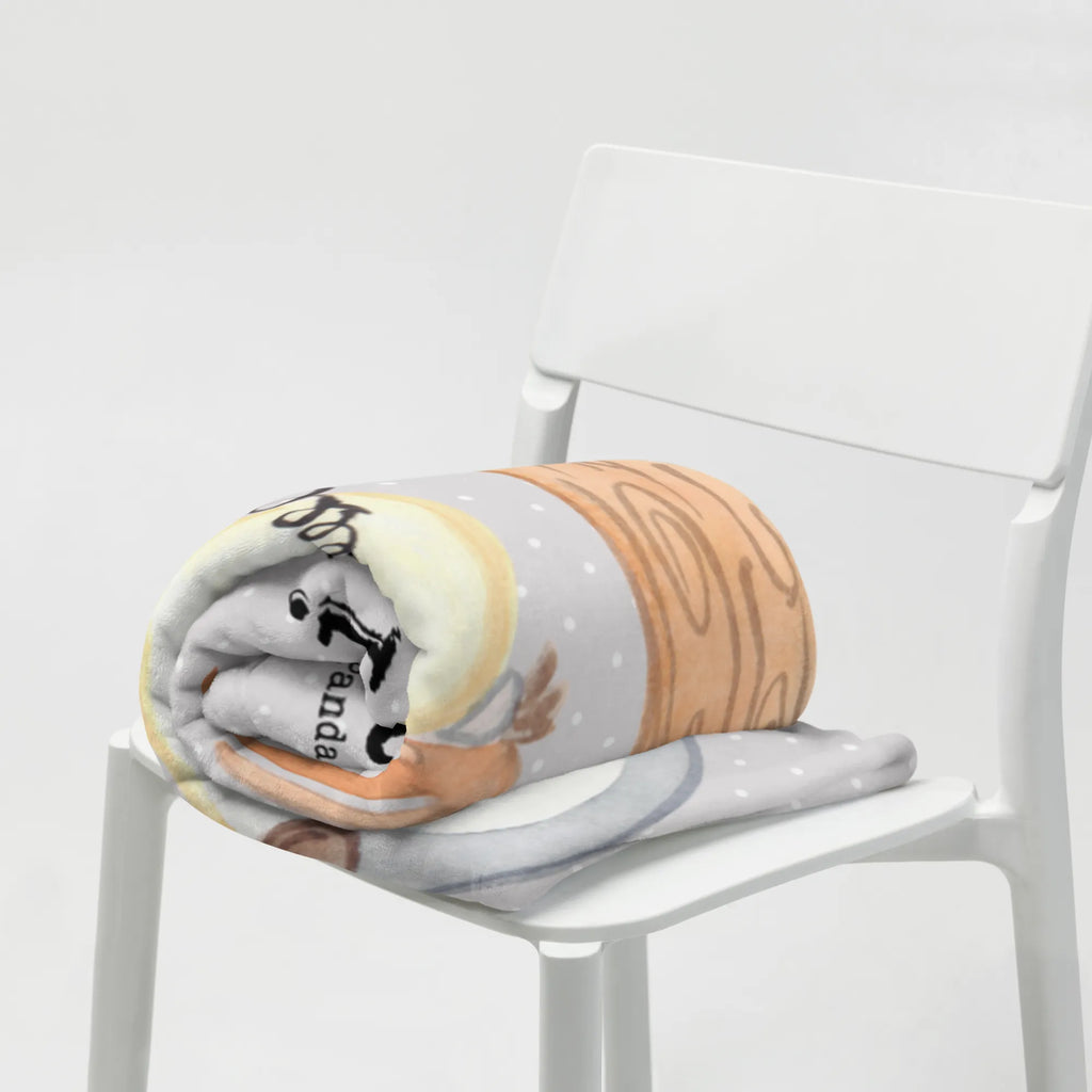 Personalizowany koc Pingwin Najlepszy partner do plotkowania na świecie dla, Dziękuję, Prezent, Wręczyć, Urodziny, Prezent urodzinowy, Pomysł na prezent, Podziękować, Upominek, Sprawić radość, Tip na prezent