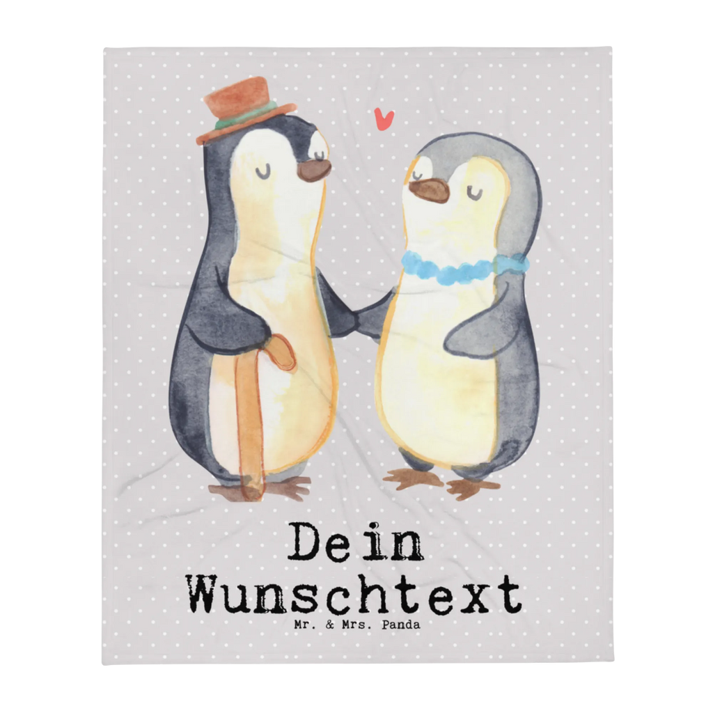 Personalizowany koc pingwin Najlepsi dziadkowie na świecie dla, Dziękuję, Prezent, Wręczyć, Urodziny, Prezent urodzinowy, Pomysł na prezent, Podziękować, Upominek, Sprawić radość, Tip na prezent