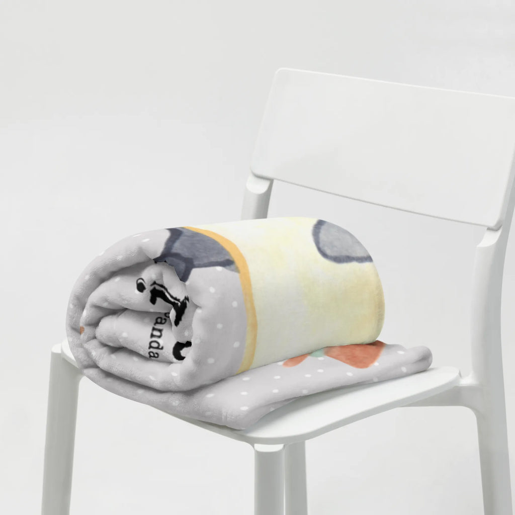 Personalizowany koc pingwin Najlepsi dziadkowie na świecie dla, Dziękuję, Prezent, Wręczyć, Urodziny, Prezent urodzinowy, Pomysł na prezent, Podziękować, Upominek, Sprawić radość, Tip na prezent