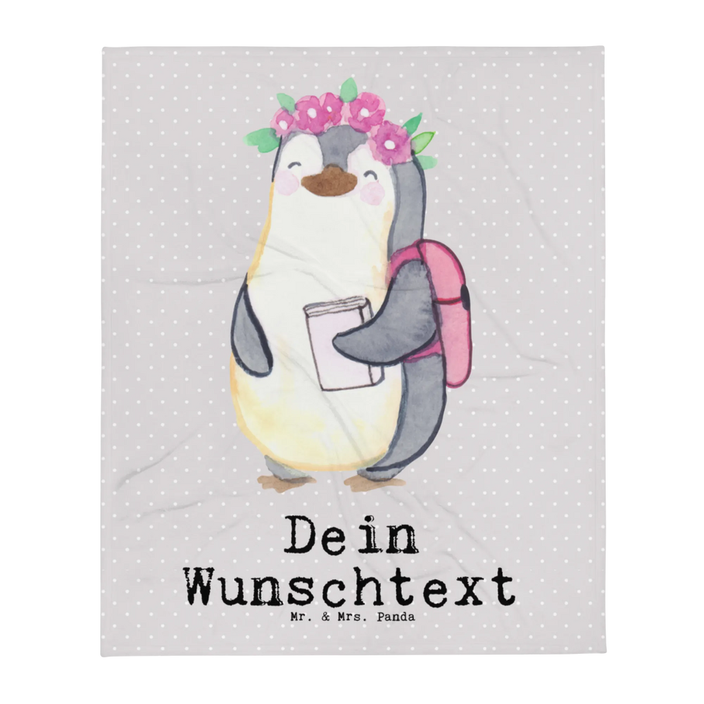 Personalisierte Decke Pinguin Beste Studentin der Welt Kuscheldecke bedrucken, Decke mit Namen, Personalisierte Decke, Decke bedrucken, Kuscheldecke mit Namen, für, Dankeschön, Geschenk, Schenken, Geburtstag, Geburtstagsgeschenk, Geschenkidee, Danke, Bedanken, Mitbringsel, Freude machen, Geschenktipp, Universität, Abschluss, Alumni, Studium, Spaß, Studienabschluss, lustig, Musterschülerin, Uni, Tochter, Hochschule, Studentin, Studenten, witzig