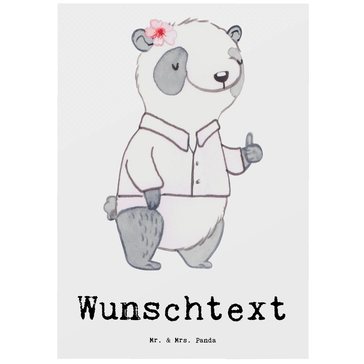 Personalised postcard panda Best Team Leader for, thank you, gift, giving, birthday, birthday present, gift idea, souvenir, make you happy, gift tip, supervisor, farewell gift, group leader, retirement, farewell, Team leader, manager, seminar leader, colleague, boss