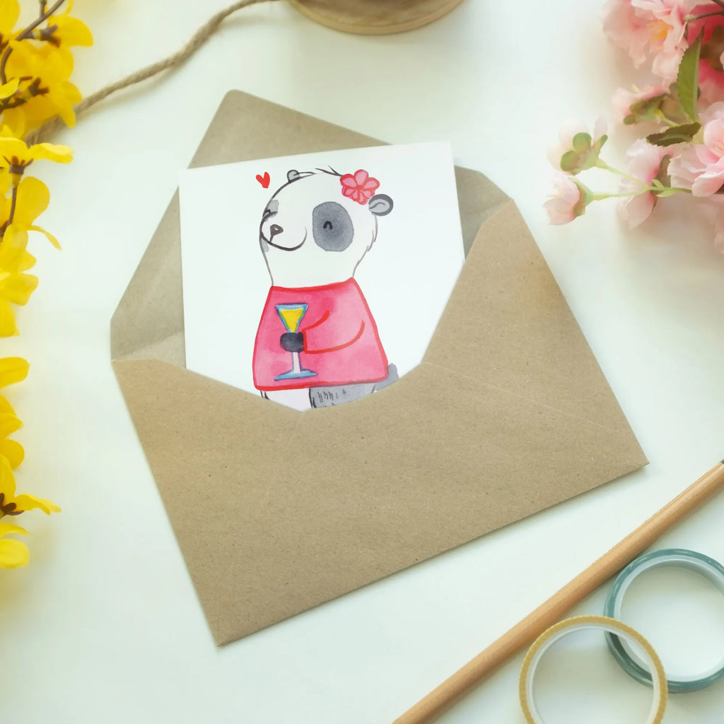 Personalised greetings card panda Best daughter in law in the world for, thank you, gift, giving, birthday, birthday present, gift idea, souvenir, make you happy, gift tip, wedding, wife, daughter, Daughter in law, by marriage, son&#39;s wife