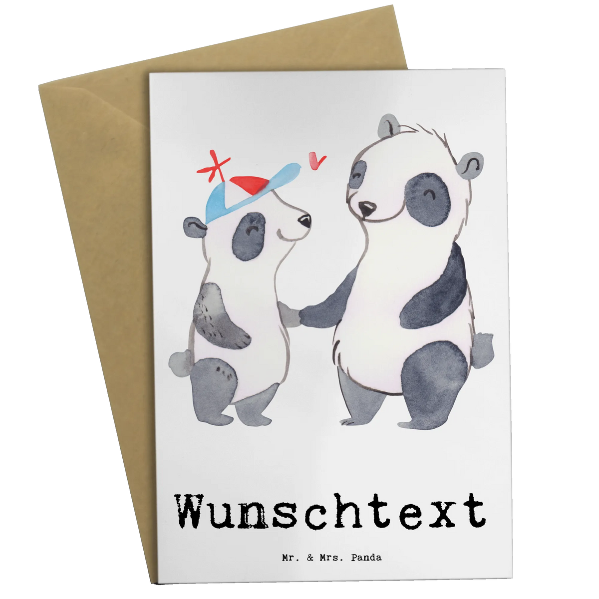 Personalisierte Grußkarte Panda Bester Sohn der Welt Personalisierte Klappkarte, Grußkarten Personalisiert, Personalisierte Karte, grußkarte personalisiert, individuelle grußkarte, Grußkarte personalisierbar, Personalisierte Grußkarte, Geschenkidee, Geschenk, Schenken, Mitbringsel, Geburtstag, Geburtstagsgeschenk, für, Danke, Dankeschön, Bedanken, Freude machen, Geschenktipp, Nachkomme, Belohnung, Vater, Nachwuchs, Söhnchen, Bub, Sohn, Familie, Bube, Sohnemann, Kind