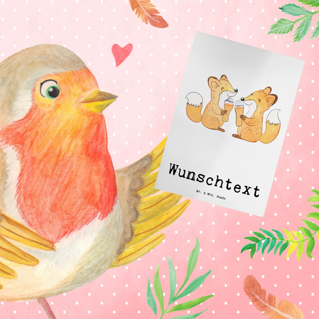 Personalised greetings card Fox Best roommate in the world for, thank you, gift, giving, birthday, birthday present, gift idea, souvenir, make you happy, gift tip, dormitory, student dormitory, hospital, flat share, neighbor, roommates, patient, colleague, Roommate, room