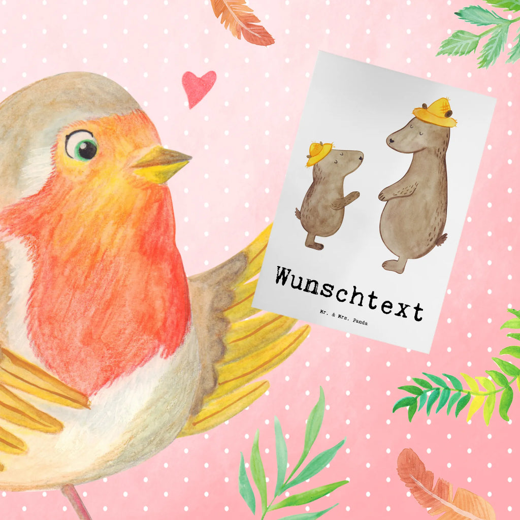 Spersonalizowana kartka z życzeniami Niedźwiedź Najlepszy tata na świecie dla, Dziękuję, Prezent, Wręczyć, Urodziny, Prezent urodzinowy, Pomysł na prezent, Podziękować, Upominek, Sprawić radość, Tip na prezent