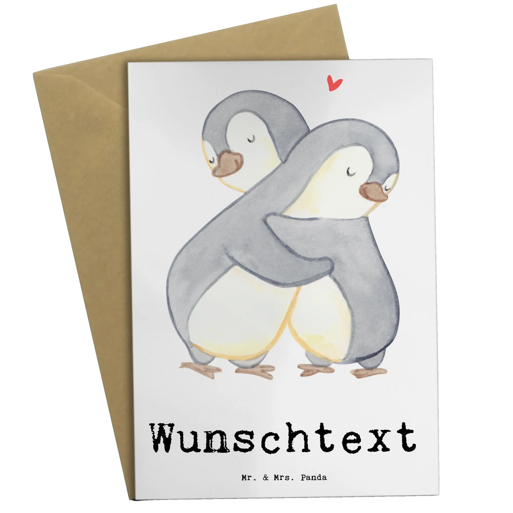 Personalised greetings card penguin Best favorite friend in the world for, thank you, gift, giving, birthday, birthday present, gift idea, souvenir, make you happy, gift tip, love, bae, Favorite friend, partner, heart, favorite person, best friend, girlfriend, darling