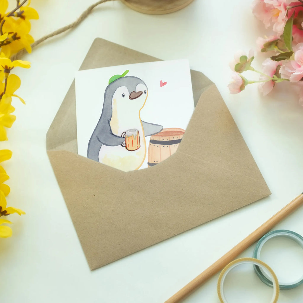 Personalised greetings card penguin Best Favorite Friend in the World for, thank you, gift, giving, birthday, birthday present, gift idea, souvenir, make you happy, gift tip, love, darling, best friend, partner, friend, favorite person, heart, Favorite friend, bae