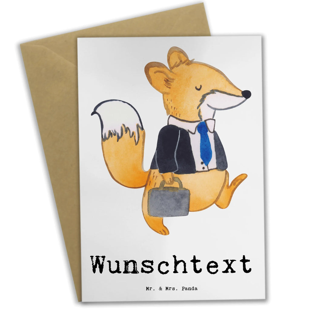 Personalised greetings card Fox Best colleague in the world for, thank you, gift, giving, birthday, birthday present, gift idea, souvenir, make you happy, gift tip, retirement, fellow worker, Work colleague, work, employee, farewell gift, office, colleague, profession