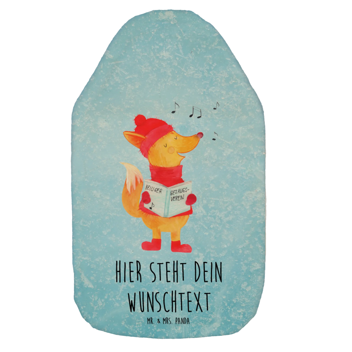 Personalisierte Wärmflasche Fuchs Sänger Wärmflasche personalisierbar, Wärmflasche individualisiert, Personalisierbare Wärmflasche, Personalisierte Wärmflasche, Personalisierte Bettflasche, Wärmflasche personalisiert, Individuelle Wärmflasche, Wärmekissen mit Namen, Bettflasche personalisiert, Weihnachten, Winter, Weihnachtsdeko, Nikolaus, Advent, Heiligabend, Wintermotiv, Weihnachtslieder, Geschenk Sänger, Fuchs, Sänger, Füchse, Singen
