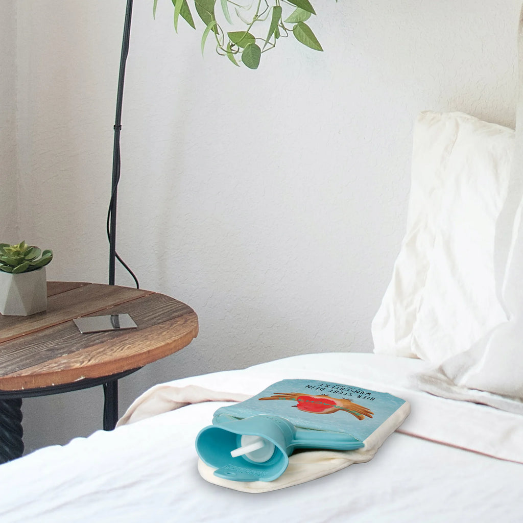 Spersonalizowany termofor rudzik Boże Narodzenie Zima, Boże Narodzenie, dekoracje świąteczne, Mikołaj, Adwent, Wigilia, zimowy motyw