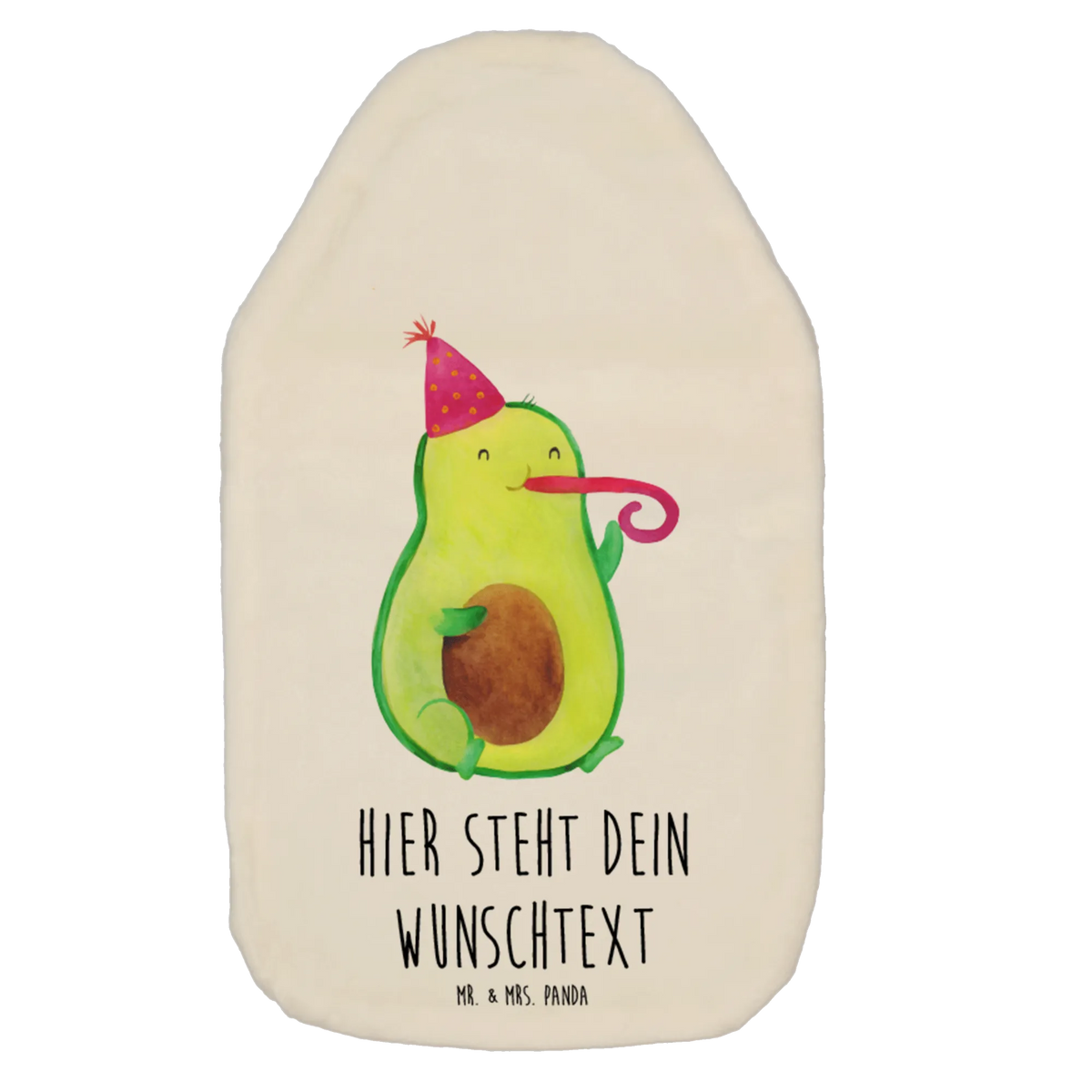 Personalisierte Wärmflasche Avocado Feier Wärmekissen mit Namen, Individuelle Wärmflasche, Wärmflasche individualisiert, Personalisierte Wärmflasche, Wärmflasche personalisierbar, Personalisierbare Wärmflasche, Bettflasche personalisiert, Personalisierte Bettflasche, Wärmflasche personalisiert, Avocado, Veggie, Vegan, Gesund, Tröte, Feierlichkeit, Party, Fete, Gute Laune, Geburtstag, Feier