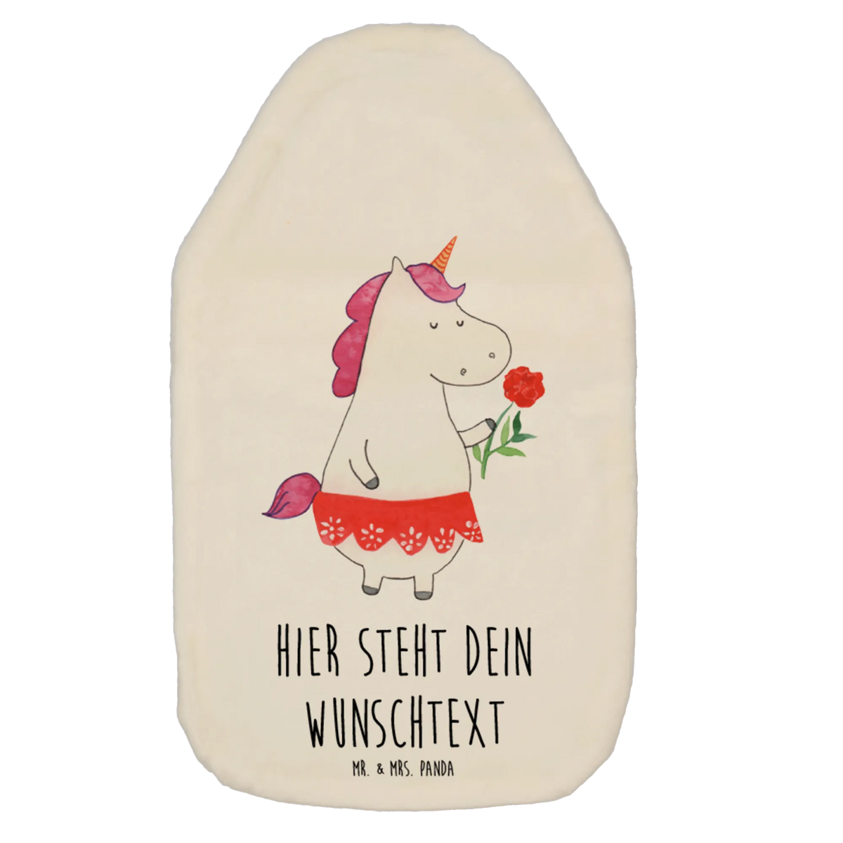 Personalised hot water bottle unicorn lady unicorn, unicorns, lady, girlfriend, bachelorette, bachelor, woman, fine lady, divorce