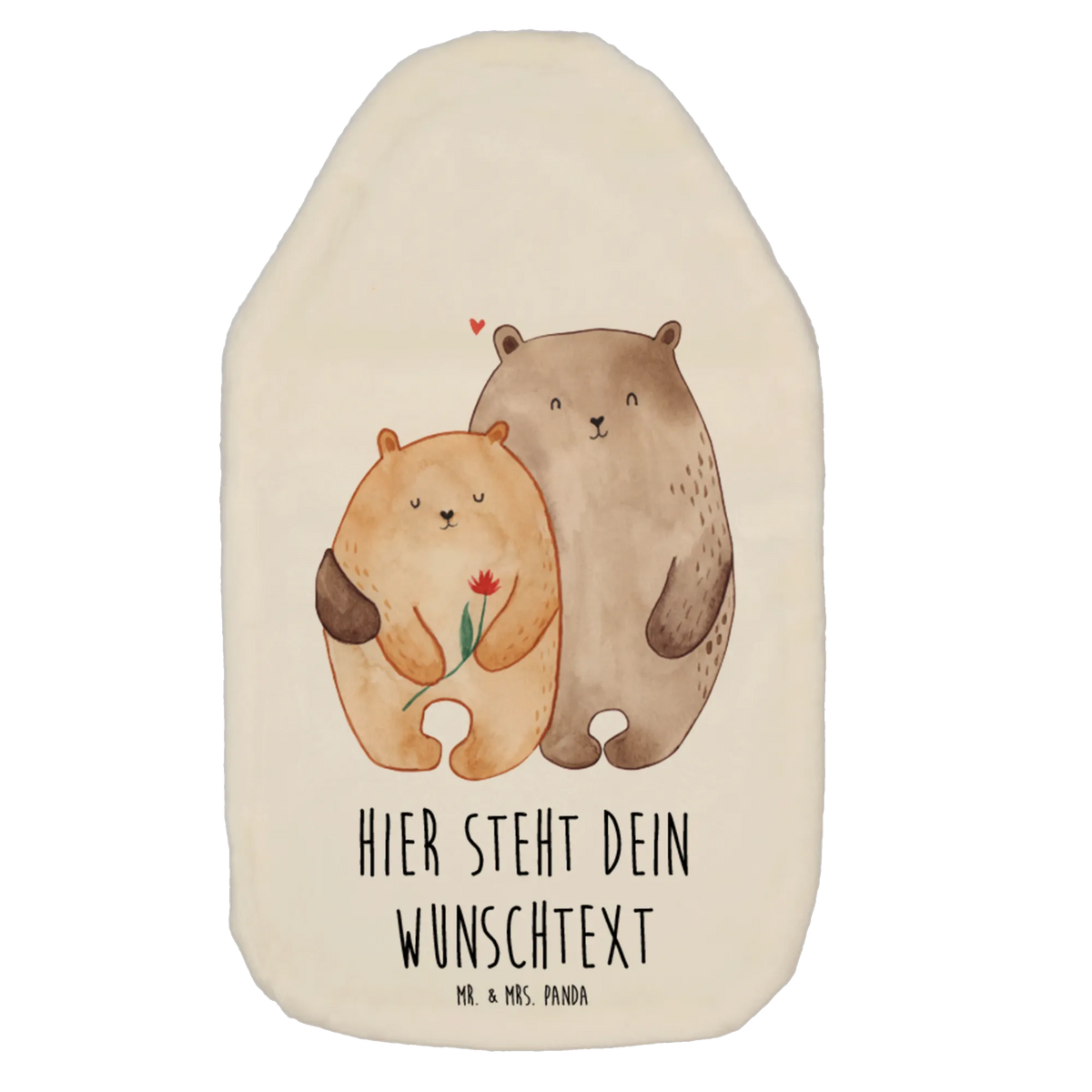 Personalised hot water bottle Bears in love Love, Loving, Two, Together, Marriage, Engagement, Proposal of marriage, Love gift, gift for her, gift for him, anniversary gift, Partner, Gift Wedding, Wedding anniversary, Bears, Anniversary, Married, Proof of love, Bear, Engaged, Girlfriend, In love, Boyfriend, Gift Girlfriend, Gift Friend