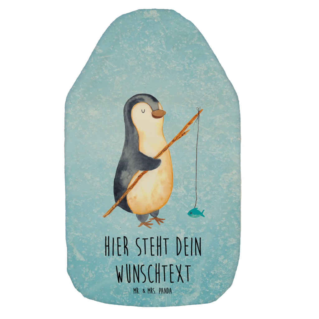 Personalised hot water bottle Penguin angler Penguin, North Pole, Winter, Penguins, vacation, gift, angler, motivation, friends, penguins, fishing, hobby, daydreams, plan, planner, daily schedule, new start, penguin, weekend, gift idea