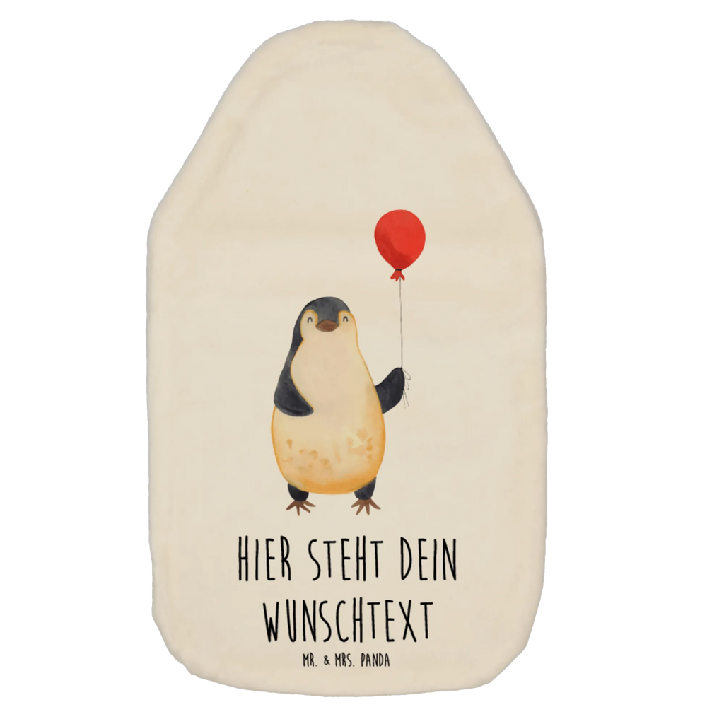 Personalised hot water bottle Penguin balloon Penguin, North Pole, Winter, Penguins, daydreams, motivation, penguins, love of life, gift girlfriend, happiness, gift idea, new life, love, best friend, new start, balloon