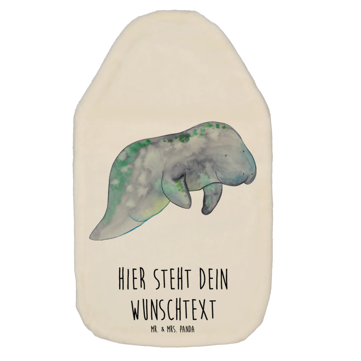 Personalised hot water bottle manatee Relax gift ideas, vacation, Seafood, aquatic animals, ocean, shells, corals, reef, whale, narwhal, sea urchin, lobster, platypus, manatee, crocodile, shrimp, gifts for seafood lovers, water world, underwater animals, underwater world, deep sea, seafood fans, seafood decoration, seafood posters, sweets, diet mania, sugar, losing weight, manatees, food, diet