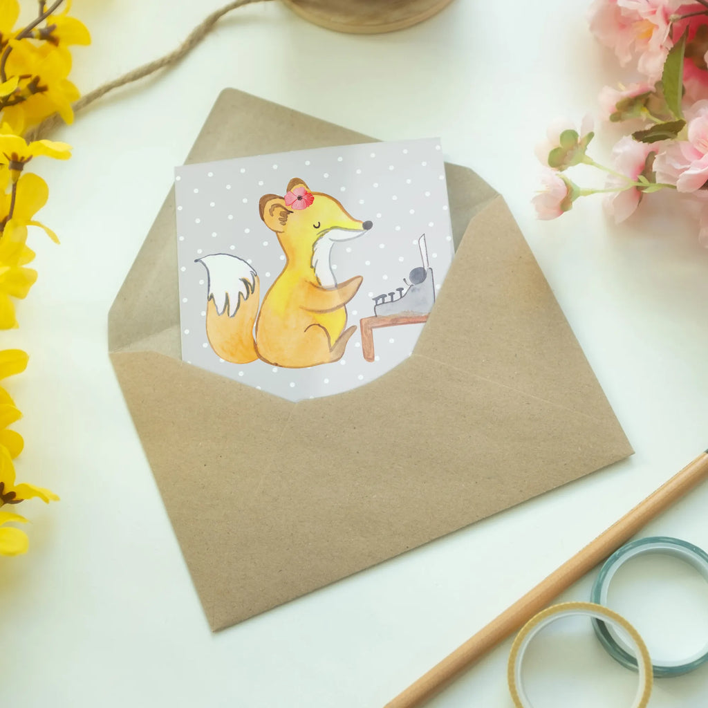 Kartka okolicznościowa Lis Najlepsza koleżanka na świecie dla, Dziękuję, Prezent, Wręczyć, Urodziny, Prezent urodzinowy, Pomysł na prezent, Podziękować, Upominek, Sprawić radość, Tip na prezent