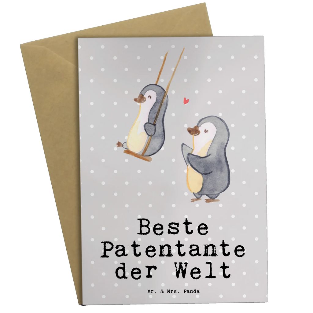 Greetings card penguin Best godmother in the world neujahrskarte, Klappkarte, hochzeitskarten, glückwunschkarten, osterkarte, kommunionskarte, dankeskarten, babykarte, jubiläumskarte, genesungskarte, weihnachtskarten, valentinstagskarte, spruchkarte, Beileidskarte, firmungskarte, abiturkarte, Glückwunschkarte, vatertagskarte, osterkarten, einladungskarten, Grußkarten, Motivkarte, Grußkarte, Geschenkidee, Geschenk, Schenken, Mitbringsel, Geburtstag, Geburtstagsgeschenk, für, Danke, Dankeschön, Bedanken, Freude machen, Geschenktipp, Neffe, Nichte, Lieblingstante, Taufe, Patentante, Kleinigkeit, Familie, Taufpartner, Paten Tante