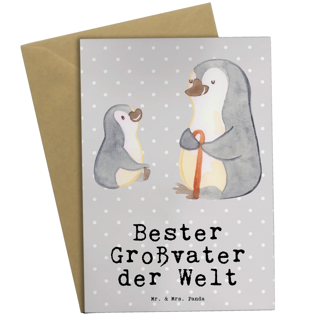 Greetings card penguin Best grandfather in the world wedding card, folding card, birthday card, greeting card, invitation card, for, thank you, gift, giving, birthday, birthday present, gift idea, souvenir, make you happy, gift tip, grandpa, grandchild, grandson, grandparents, best, Grandfather, grandpa. Grandpa, trifle, grandfather, granddaughter