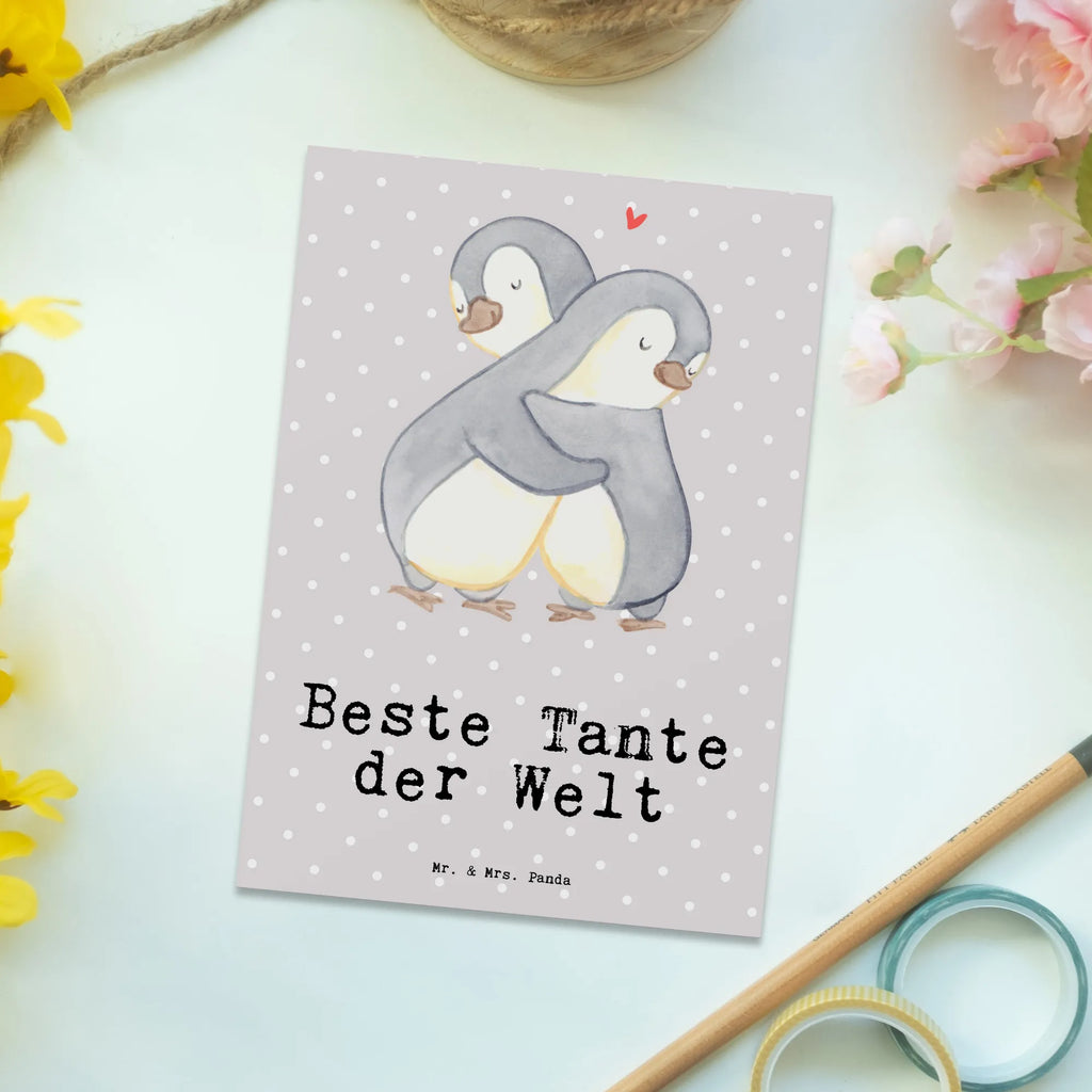 Postcard penguin best aunt in the world kunstkarte, Ansichtskarte, spruchkarte, Postkarten, bildkarte, Grußkarte, Motivkarte, Designkarte, einzelkarte, Postkarte, Fotokarte, Kunstkarten, Ansichtskarten, Geschenkidee, Geschenk, Schenken, Mitbringsel, Geburtstag, Geburtstagsgeschenk, für, Danke, Dankeschön, Bedanken, Freude machen, Geschenktipp, Tante, Kleinigkeit, Nichte, Taufpartner, Neffe, Lieblingstante, Familie, Patentante, Taufe, Paten Tante