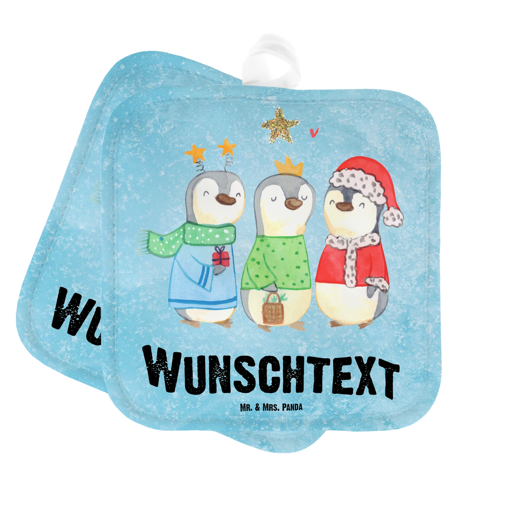 Personalised pot holder wintertime Holy Three Kings Winter, Christmas, Christmas time, snow, Christmas days, Epiphany, Christmas present, Santa Claus, Christmas Eve
