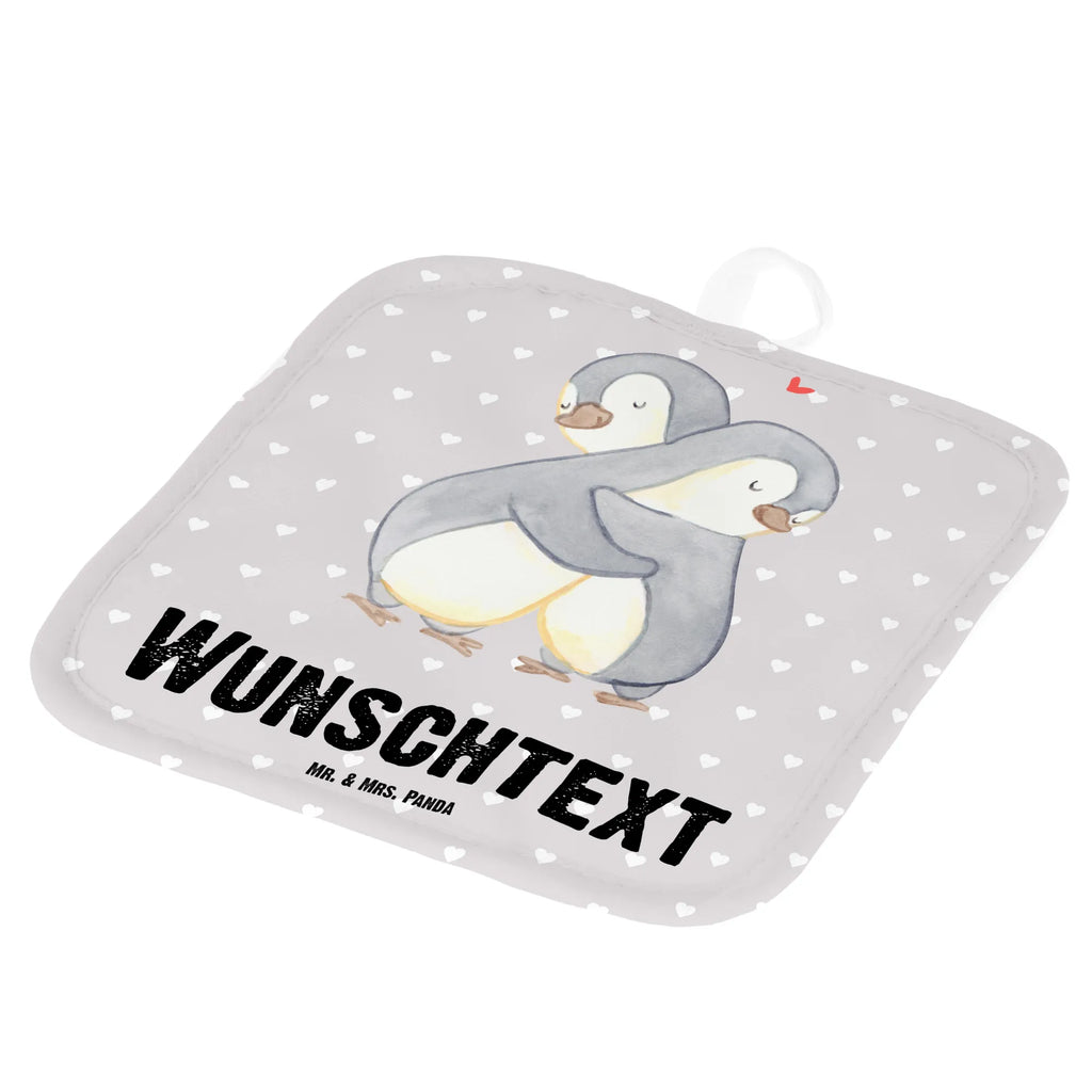 Personalisierte Topflappen Pinguine Kuscheln Topflappen personalisiert, Personalisierter Ofenhandschuh, Personalisierte Topfuntersetzer, Topflappen Set personalisiert, Topflappen mit Namen, Namensaufdruck, Liebe, Partner, Freund, Freundin, Ehemann, Ehefrau, Heiraten, Verlobung, Heiratsantrag, Liebesgeschenk, Jahrestag, Hocheitstag, Hochzeitstag, Valentinstag, Geschenk für Frauen, für Ehemann, Mitbringsel, Geschenk für Freundin, für Männer, Geschenk für Partner, Liebesbeweis