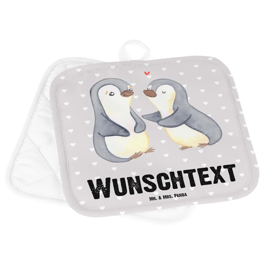 Personalisierte Topflappen Pinguine trösten Topflappen mit Namen, Topflappen personalisiert, Topflappen Set personalisiert, Namensaufdruck, Personalisierte Topfuntersetzer, Personalisierter Ofenhandschuh, Liebe, Partner, Freund, Freundin, Ehemann, Ehefrau, Heiraten, Verlobung, Heiratsantrag, Liebesgeschenk, Jahrestag, Hocheitstag, Mitbringsel, Valentinstag, für Ehemann, Liebesbeweis, Geschenk für Freundin, für Männer, Geschenk für Partner, Geschenk für Frauen, Hochzeitstag