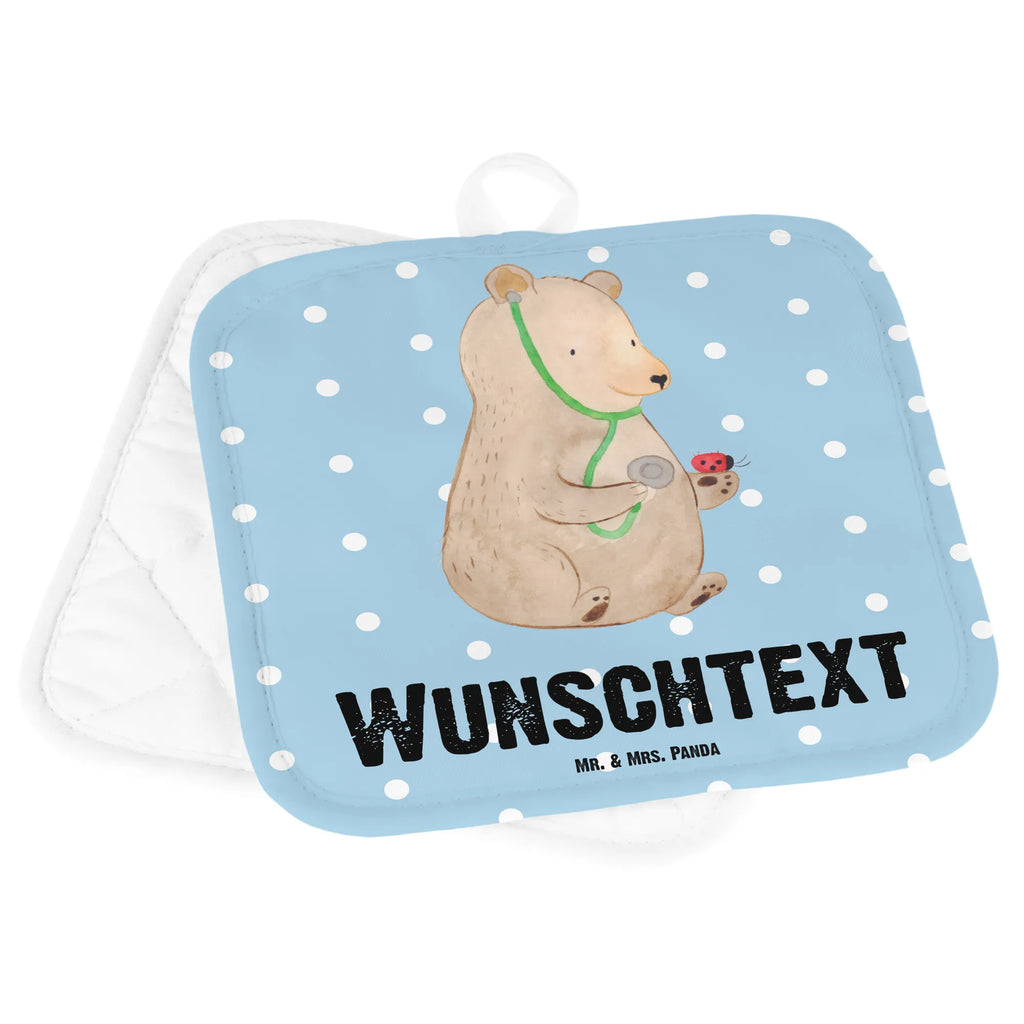 Personalised pot holder bear Physician bear, teddy, teddy bear, cuddly toy, Doctor, Bear, Professor