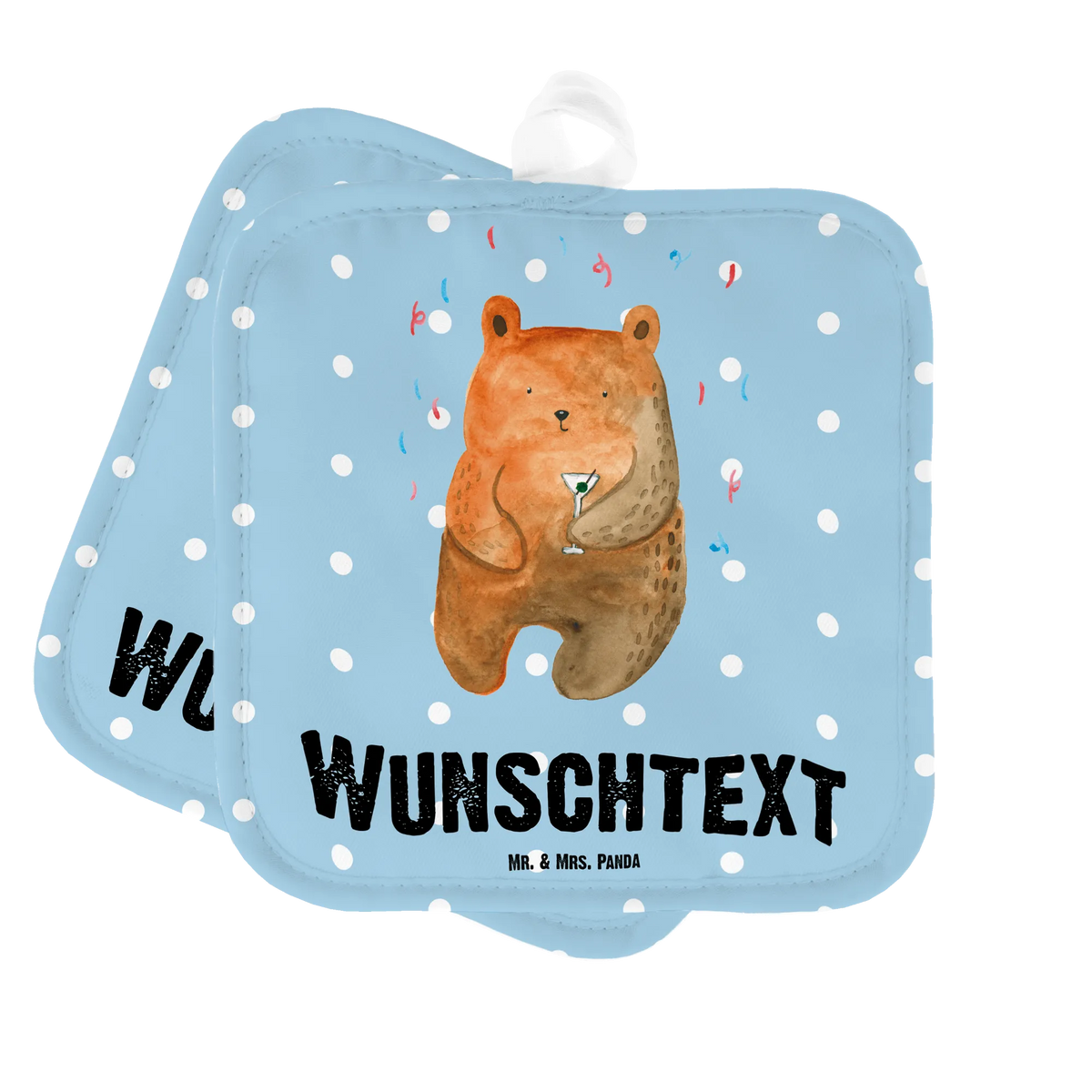 Personalisierte Topflappen Bär Party Topflappen selbst gestalten, Topflappen Set Personalisiert, Küchenaccessoires personalisiert, Topfhandschuhe mit Namen, Topflappen mit Namen, Küchenzubehör personalisiert, Personalisierte Topfhandschuhe, Topflappen Personalisiert, Topfhandschuhe personalisiert, Personalisierte Topflappen, Küchentextilien personalisiert, Topflappen bedrucken, Teddy, Bär, Teddybär, Geburtstag, Gute Laune, Mitbringsel, Geburtstagsgeschenk, Abfeiern, Geschenk, Lustig, Party, Feiern