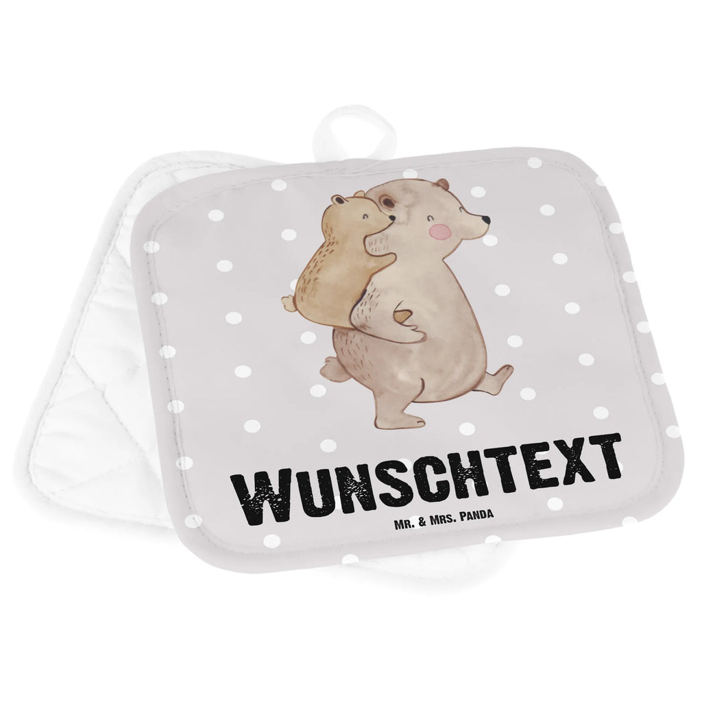 Personalised pot holder Papa Bear Topflappen mit Namen, Personalisierte Topfuntersetzer, Personalisierter Ofenhandschuh, Namensaufdruck, Topflappen Set personalisiert, Topflappen personalisiert, Familie, Vatertag, Muttertag, Bruder, Schwester, Mama, Papa, Oma, Opa, Papi, Geburtstag, Vati, Onkel, Vater, Geschenk