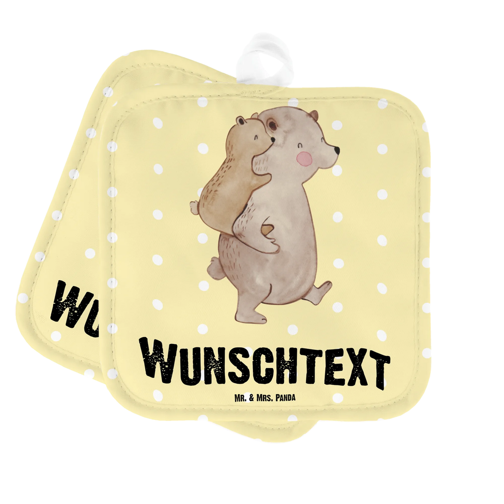 Personalised pot holder Papa Bear Topflappen mit Namen, Personalisierte Topfuntersetzer, Personalisierter Ofenhandschuh, Namensaufdruck, Topflappen Set personalisiert, Topflappen personalisiert, Familie, Vatertag, Muttertag, Bruder, Schwester, Mama, Papa, Oma, Opa, Papi, Geburtstag, Vati, Onkel, Vater, Geschenk