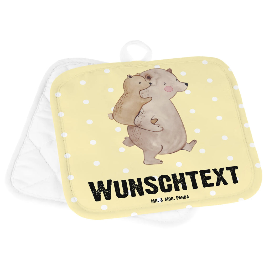 Personalised pot holder Papa Bear Topflappen mit Namen, Personalisierte Topfuntersetzer, Personalisierter Ofenhandschuh, Namensaufdruck, Topflappen Set personalisiert, Topflappen personalisiert, Familie, Vatertag, Muttertag, Bruder, Schwester, Mama, Papa, Oma, Opa, Papi, Geburtstag, Vati, Onkel, Vater, Geschenk