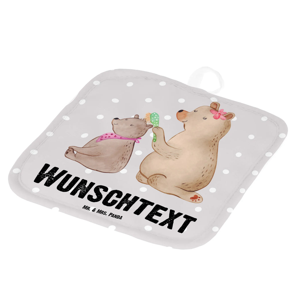 Personalised pot holder bear child Topflappen Set personalisiert, Personalisierte Topfuntersetzer, Personalisierter Ofenhandschuh, Namensaufdruck, Topflappen personalisiert, Topflappen mit Namen, Familie, Vatertag, Muttertag, Bruder, Schwester, Mama, Papa, Oma, Opa, Mutti, Mutter, Geschenk